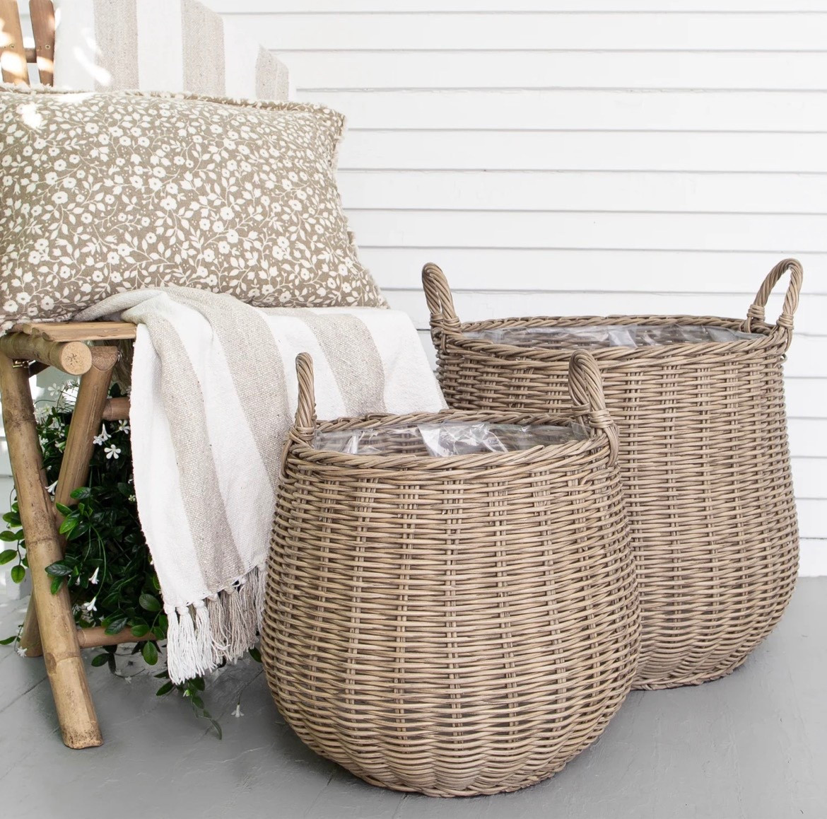 Such a great set of planter baskets! 

#LTKHome