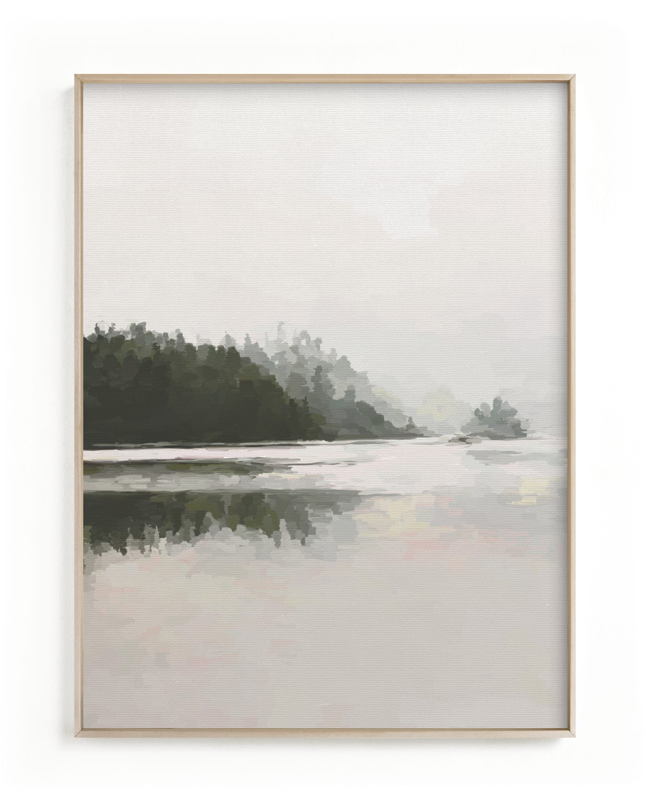 "LakeView II" - Painting Limited Edition Art Print by Amy Hall. | Minted