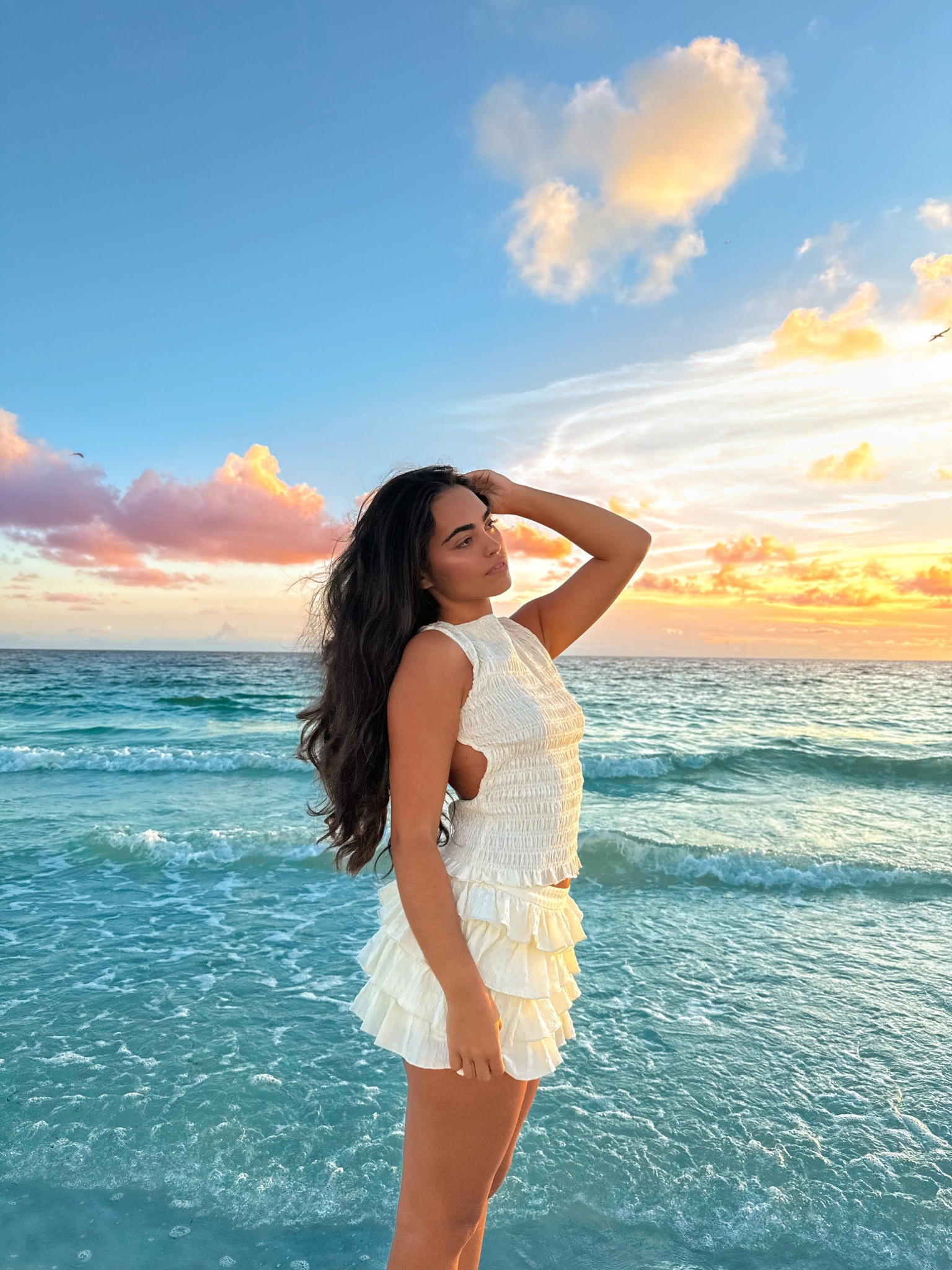 i’m an outfit repeater but it’s worth it for this 🥲💞 this would be such a cute gift heheh 

fall outfit, florida fit, vacation outfit, ruffle shorts, summer fit, outfit inspo, 

#LTKHoliday #LTKStyleTip #LTKGiftGuide