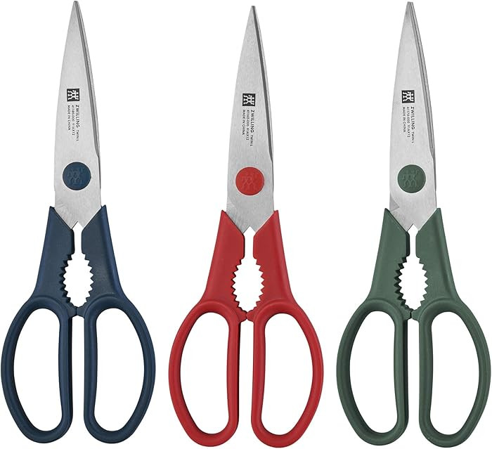 ZWILLING Now S 3-Piece Kitchen Shears Set, Multi-Purpose Stainless Steel Scissors with Ergonomic ... | Amazon (US)