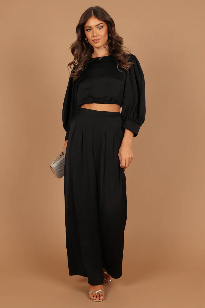 Macie Two Piece Set - Black | Petal & Pup (US)