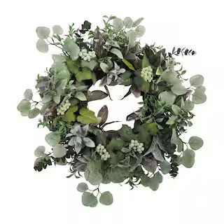 22" Green Mixed Foliage Wreath by Ashland® | Michaels Stores
