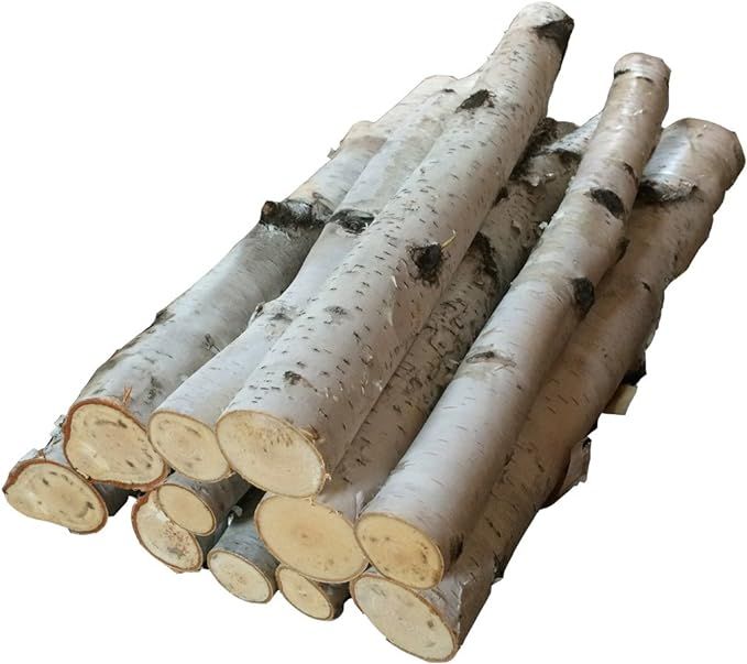 Bundle of Birch Logs | Amazon (US)