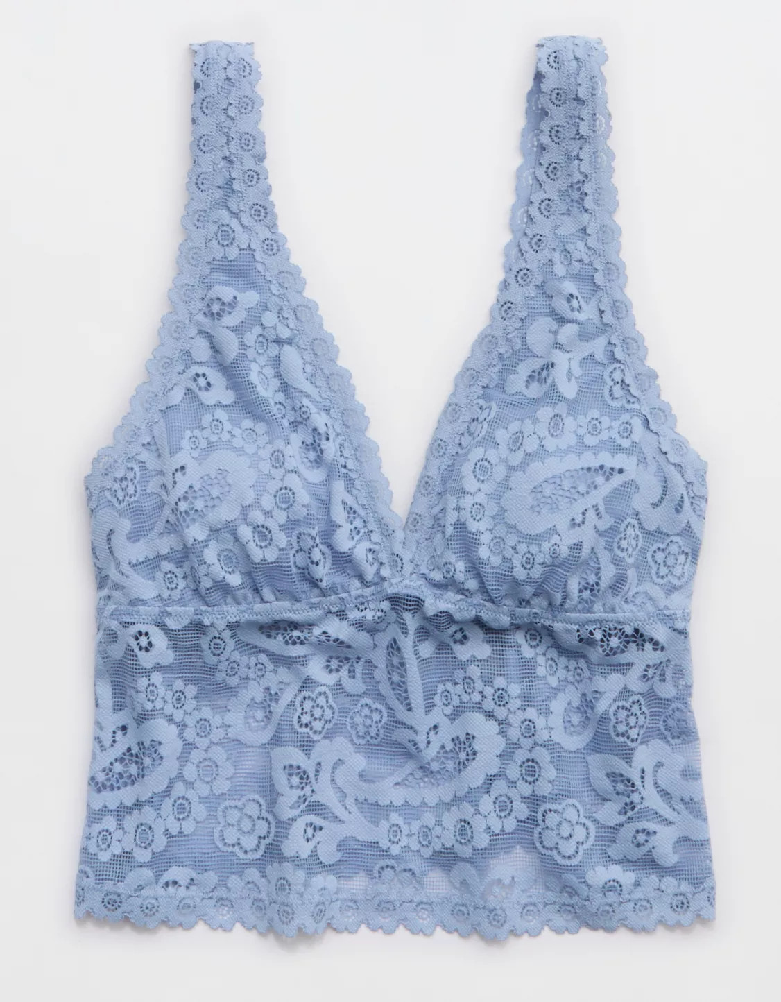 Show Off Paisley Lace Padded Plunge Tank Top | American Eagle Outfitters (US & CA)