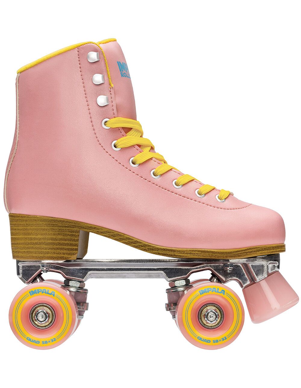 IMPALA ROLLERSKATES Pink & Yellow Quad Skates | Tillys