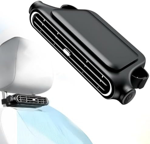 Car Fan for Driver and Passenger's Seat, 2026 New portable car fan, adjustable vehicle fan for su... | Amazon (US)