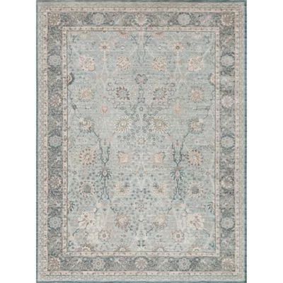 Magnolia Home by Joanna Gaines Ella Rose 3'7 x 5'7 Area Rug in Light Blue/Dark Blue | Bed Bath & Beyond