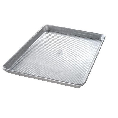 USA Pan 12-3/4 in. W X 17-3/4 in. L Baking Sheet Silver | Target