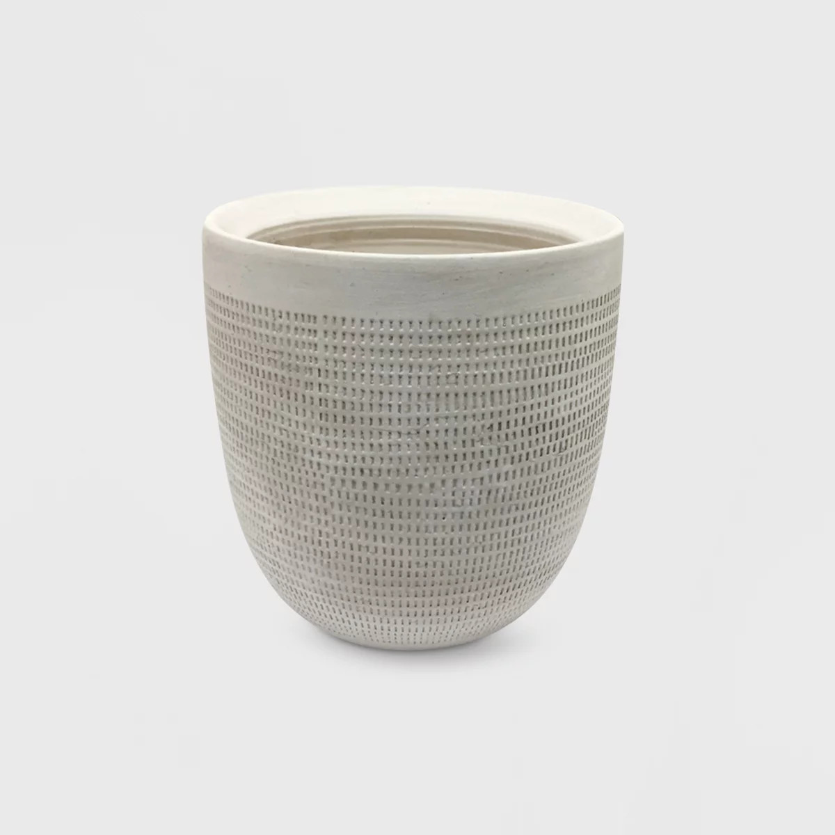 Textured Ceramic Planter White - Project 62™ | Target