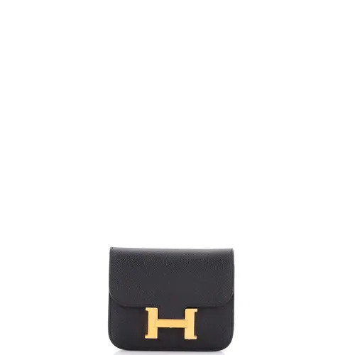 Pre-Owned Hermes Constance Slim Wallet Epsom in Black at Nordstrom | Nordstrom