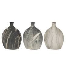 13" Marble Stoneware Contemporary Vase Set | Michaels Stores