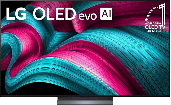LG 65-Inch Class OLED evo AI 4K C5 Series Smart TV w/Dolby Atmos, Dolby Vision, HDR10, AI Super Upscaling 4K, Filmmaker Mode, Wow Orchestra, Alexa Built-in (OLED65C5PUA, 2025) | Amazon (US)