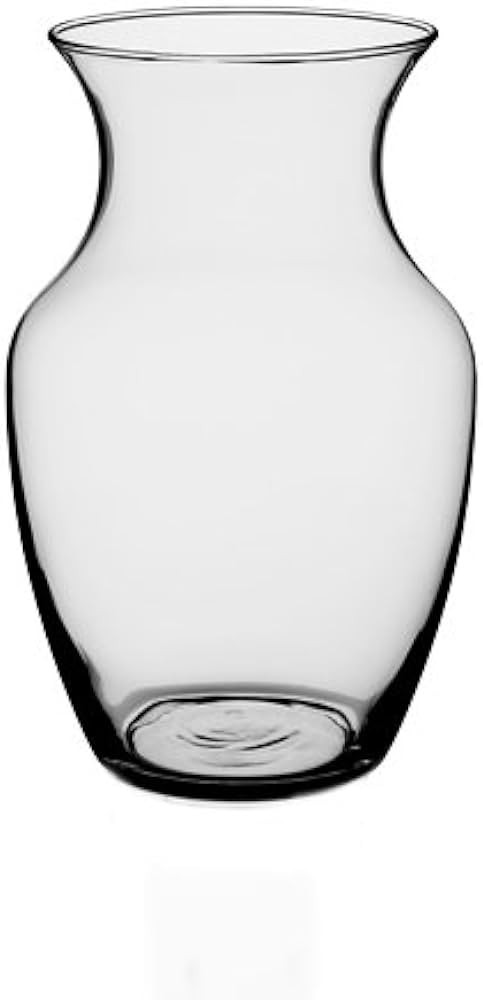 Floral Supply Online - 8" Clear Rose Vase and Flower Guide Booklet - Decorative Glass Flower Vase... | Amazon (US)