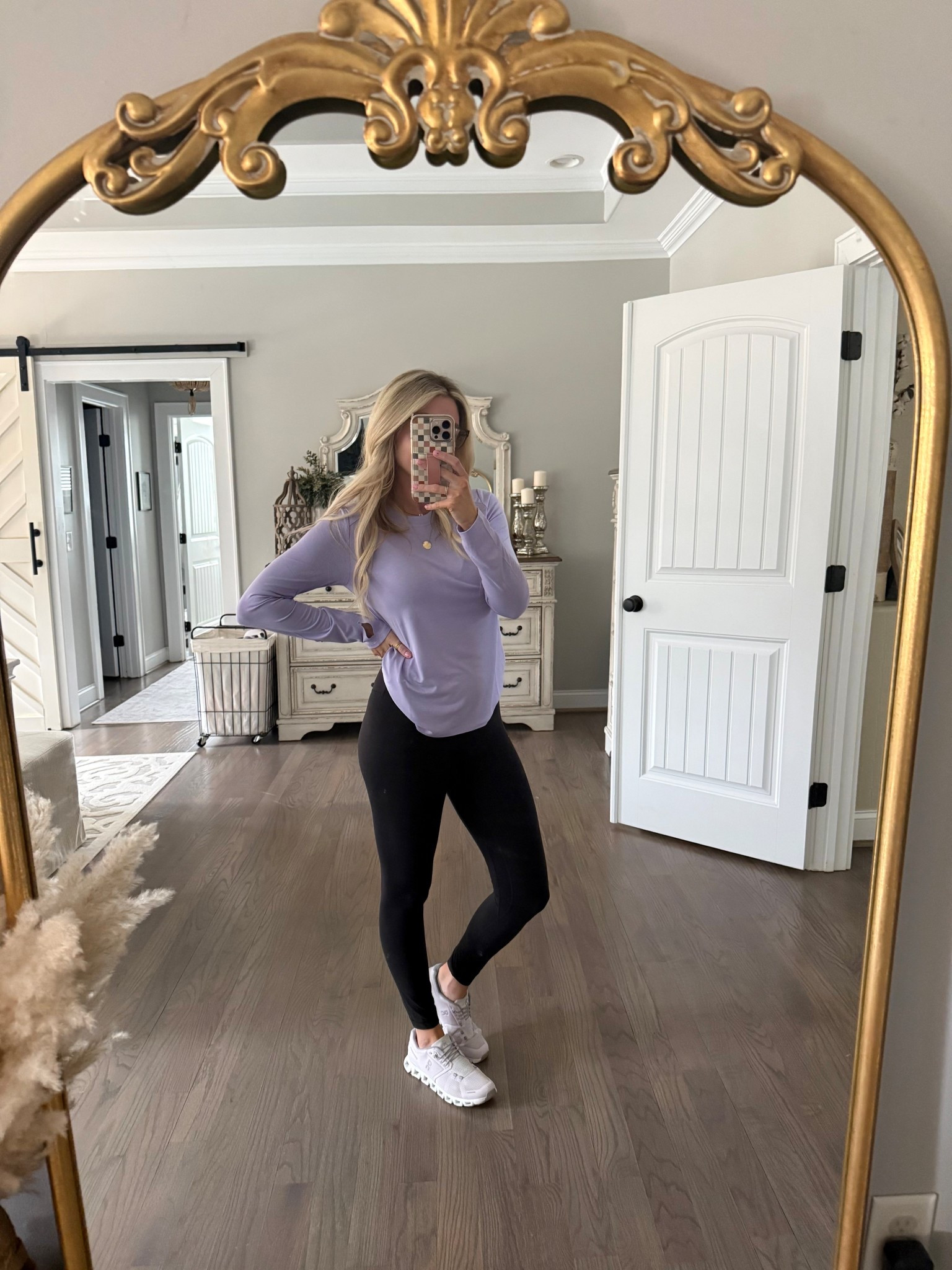 Ootd
Top xs 
Lulu Leggings 
Onclouds 

#LTKBeauty #LTKfitnessgoals #LTKmomlife
