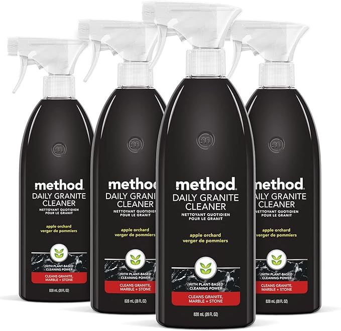 Method Daily Granite Cleaner Spray, Apple Orchard, 28 Ounce, 4 Pack, Packaging May Vary | Amazon (US)