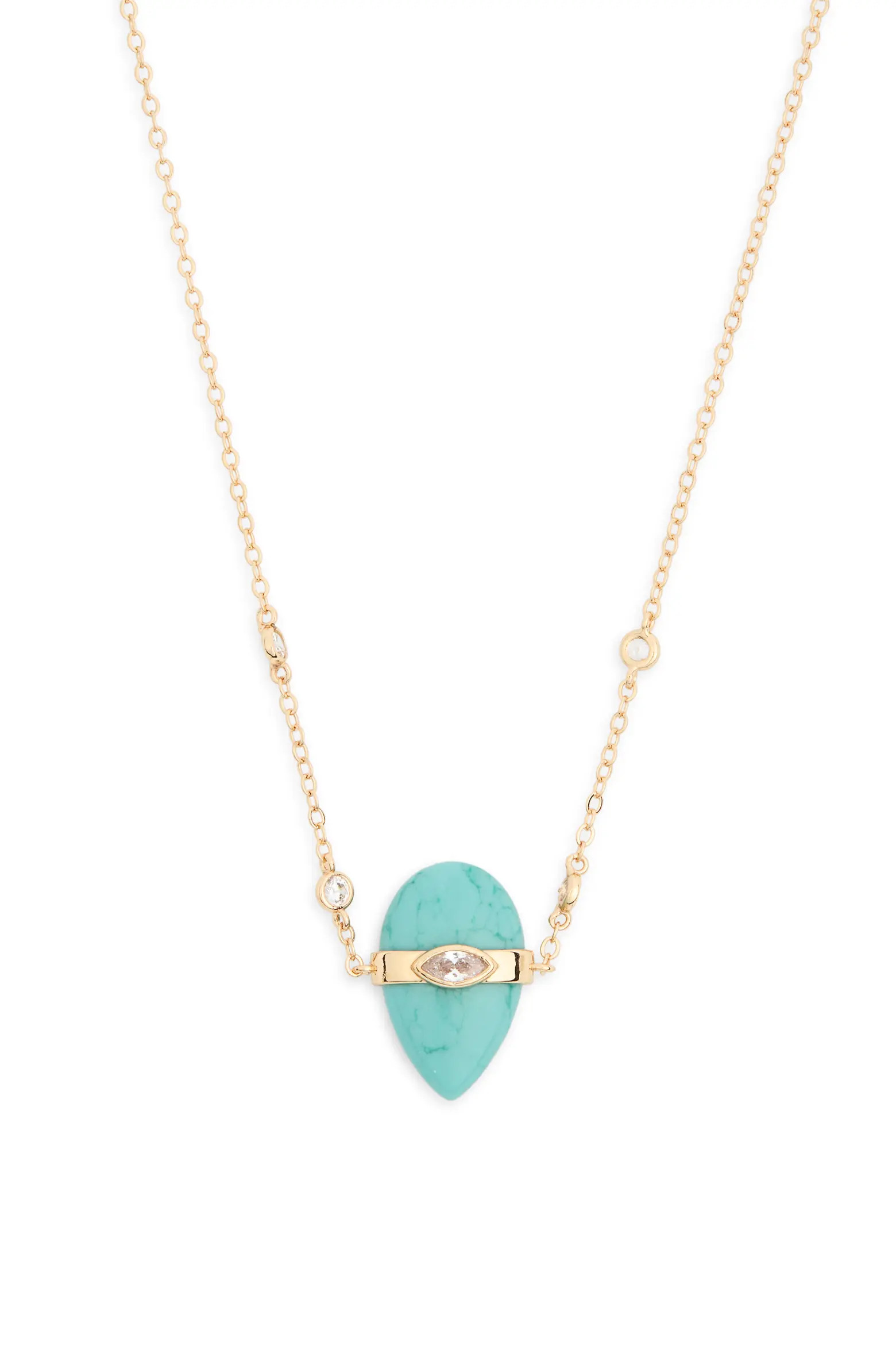 Turquoise & Cubic Zirconia Solstice Necklace (Women) | Nordstrom | Nordstrom