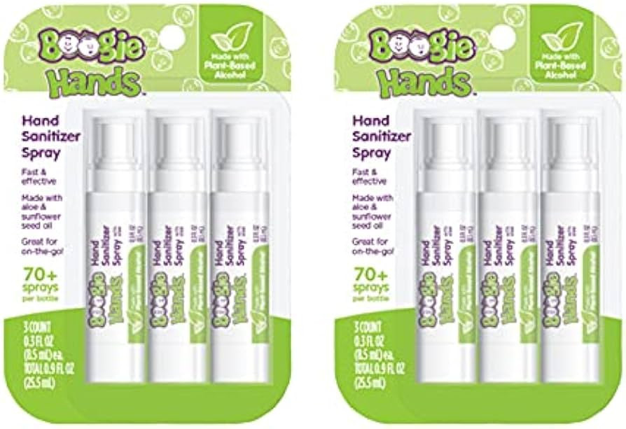 Kids Hand Sanitizer Spray by Boogie for Babies &Toddlers, Great for Diaper Bags and Backpacks, Pl... | Amazon (US)