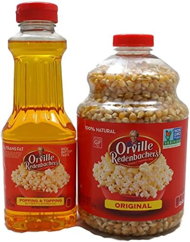 Variety Pack - Orville Redenbachers - Gourmet Popcorn Kernels (Original Yellow, 45 oz) and Poppin... | Amazon (US)