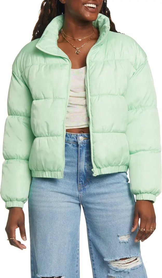 BP. Water Resistant Recycled Polyester Puffer Jacket | Nordstrom | Nordstrom