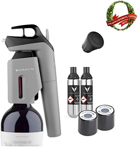 Coravin Timeless Three Plus Wine by the Glass System - Includes 1 Wine Preserver, 2 Argon Gas Cap... | Amazon (US)