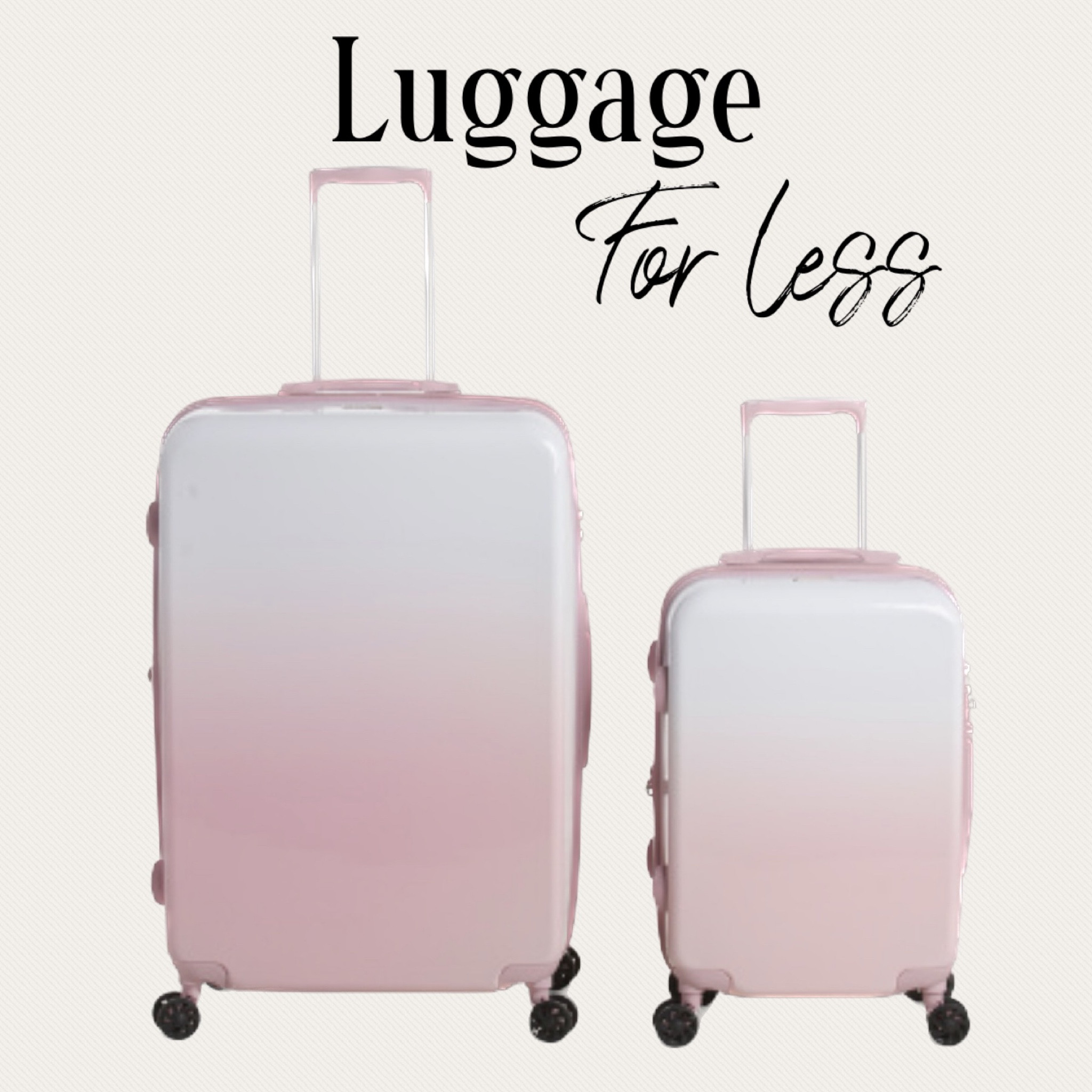 CALPAK luggage set. Pretty ombré design

Luggage for less, roller bag, carry on, luggage set, pink luggage, pink roller bag, beach, travel, CALPAK roller bag, hard side bag, TJ Maxx luggage, designer luggage for less, look for less

#LTKtravel #LTKitbag #LTKFind