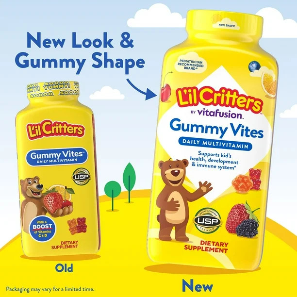 L'il Critters  L'il Critters Gummy Vites Complete Multivitamin, 300 ct. 4.8 stars out of 171 revi... | Sam's Club