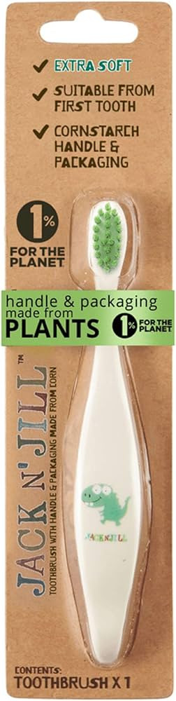 Jack N' Jill Kids Toothbrush - Extra Soft Bristle Toothbrush for Kids, Handle & Packaging Made fr... | Amazon (US)