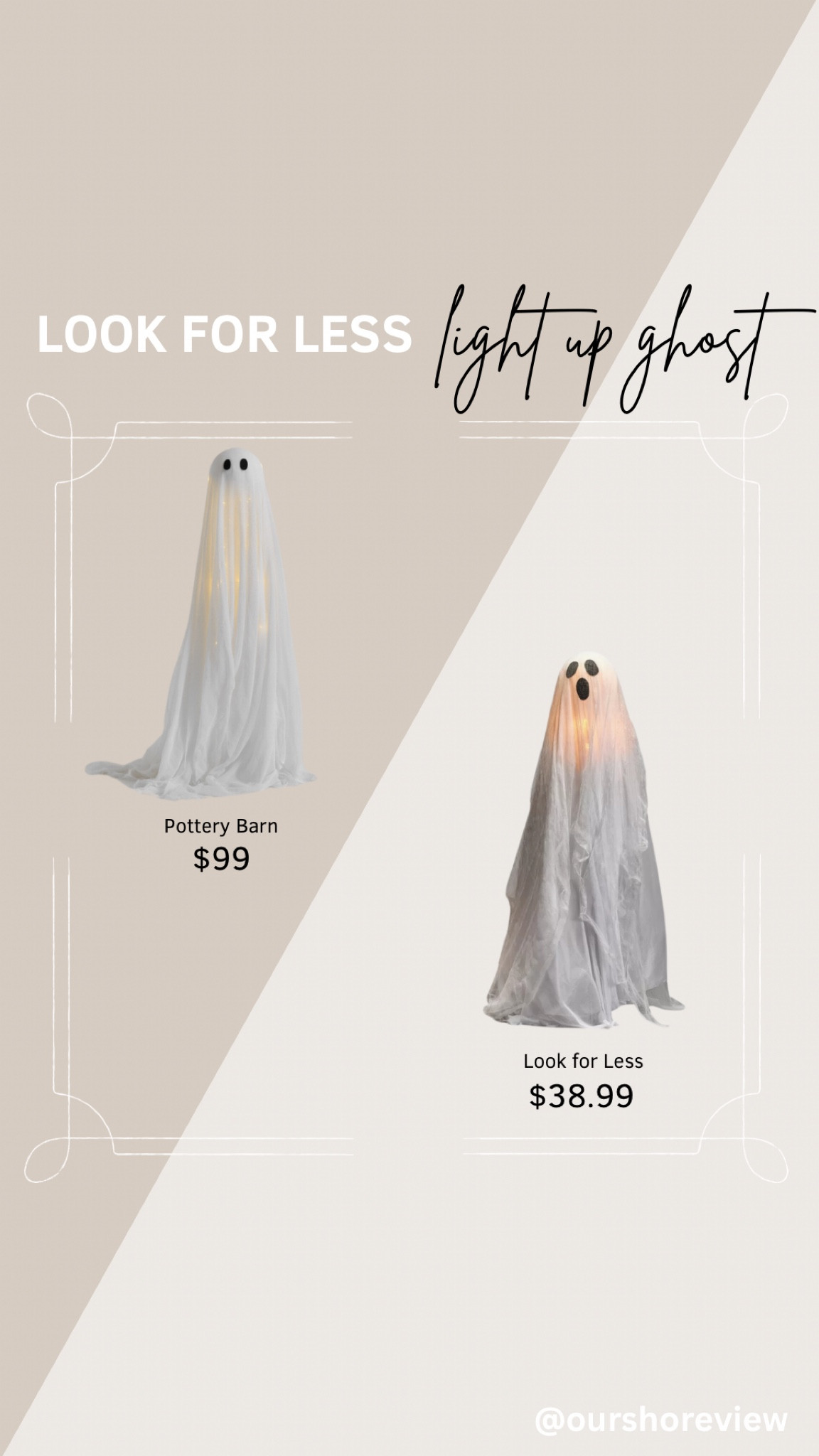 Light up ghost, lit ghost, Halloween decor, front porch Halloween, Pottery Barn light up ghost for less, Pottery Barn look for less

#LTKSaleAlert #LTKSeasonal #LTKHome