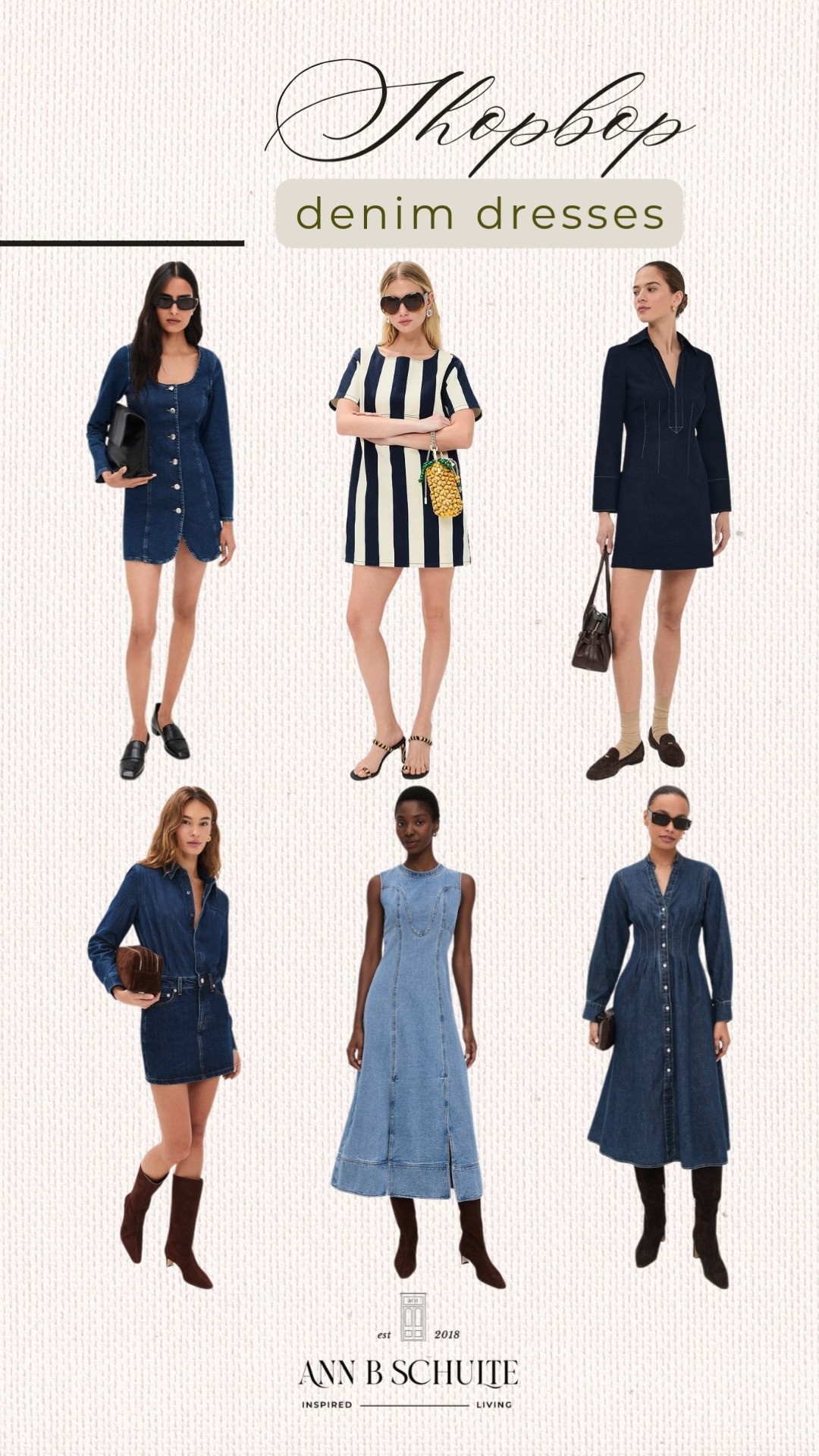 Shopbop denim dresses are the easiest way to do effortless style. Classic, cute, and made for every season. 🤍👗💙 #Shopbop #DenimDress #LTKFashion #StyleInspo #OOTD #ChicStyle #WardrobeRefresh #EverydayStyle #SpringStyle #FashionFinds 

 #LTKootd