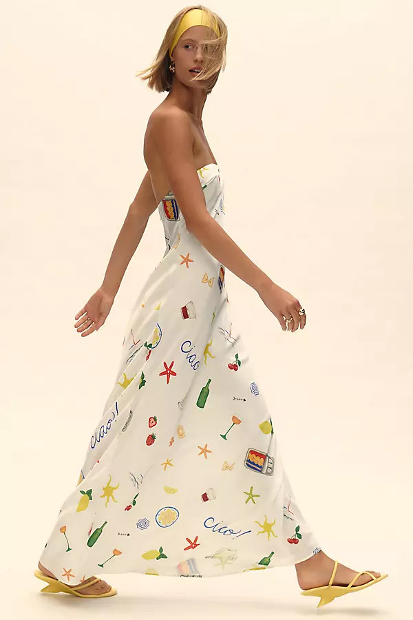 Carla Strapless Maxi Dress | Anthropologie (US)