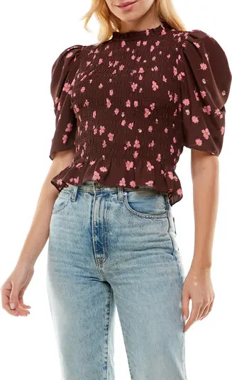 Hart Smocked Ruffle Top | Nordstrom