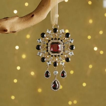 Bejeweled Teardrop Gem Ornament | Frontgate | Frontgate