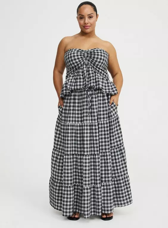 Tiered Maxi Skirt in Multi | Torrid (US & Canada)