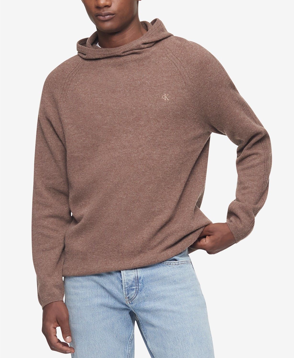 Calvin Klein Men's Solid Merino Wool Hoodie Sweater & Reviews - Hoodies & Sweatshirts - Men - Mac... | Macys (US)