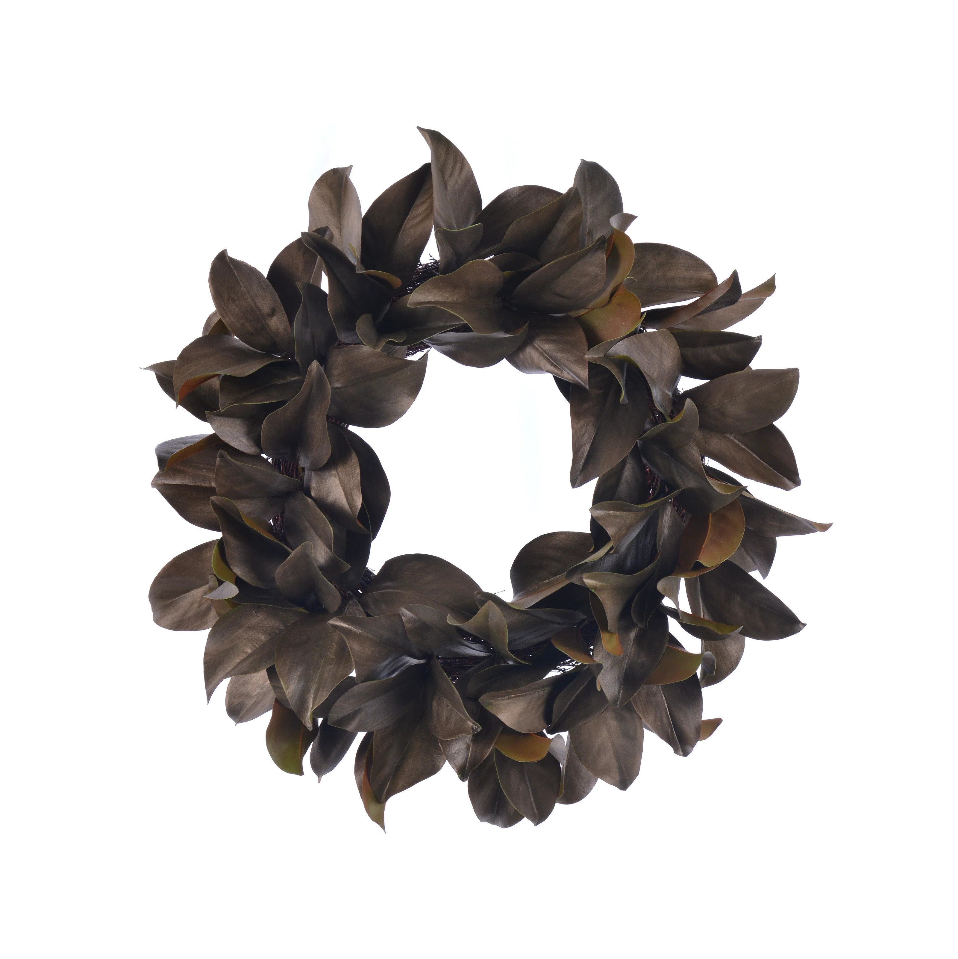 Primrue Fall Magnolia Polyester Wreath | Wayfair | Wayfair North America