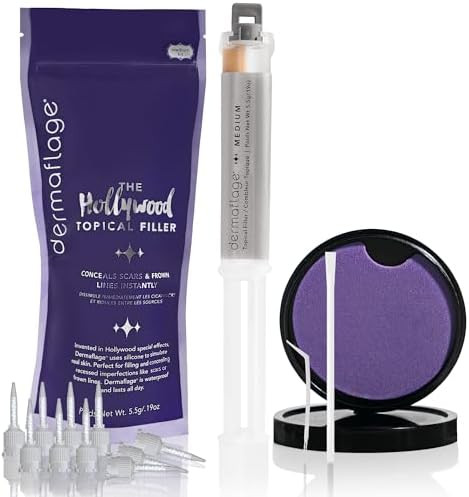Dermaflage Scar Filler Kit - Medium - Deep Scar Cover and Waterproof Concealer for Acne Scars Wri... | Amazon (US)