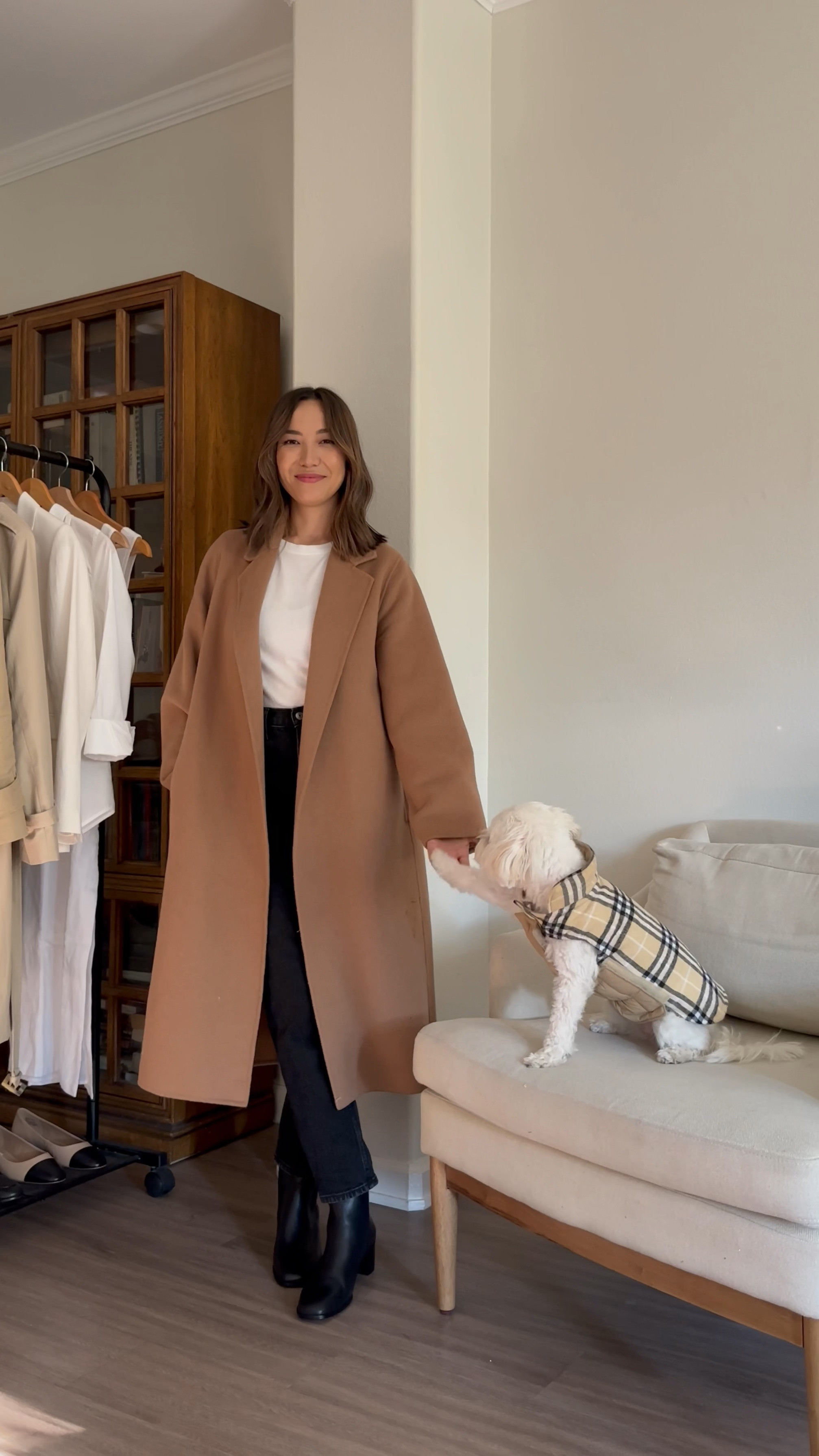 Transitional fall outfits!

Trench coat old linked similar 
Camel coat xs mango 
Blue jeans 23 standard Madwell 
Black wash jeans 25 tts classic Abercrombie 

#LTKstyletip #LTKSeasonal