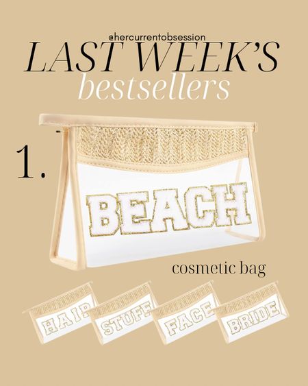 Last week best sellers! 
1. Beach cosmetic bag
2. Hiking hat
3. Knit cover-up dress 
4. Think and grow rich book
5. Hair claws

Her Current Obsession, Amazon finds 

#LTKU #LTKItBag #LTKSwim