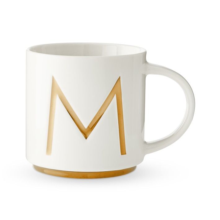 Gold Monogram Mug | Williams-Sonoma
