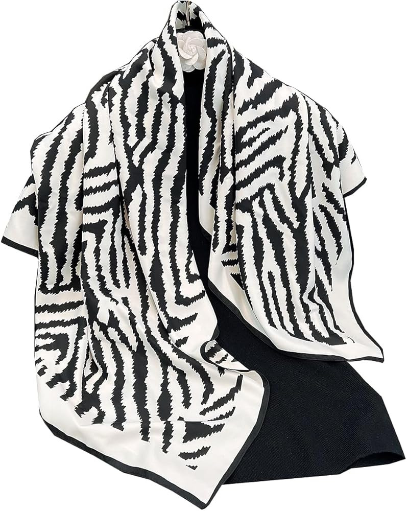 FairyCity Mulberry Silk Scarfs For Women Square Scarf 35" Lightweight Neckerchief Hair Bandanas S... | Amazon (US)