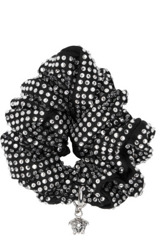 Versace - Black Medusa Scrunchie | SSENSE