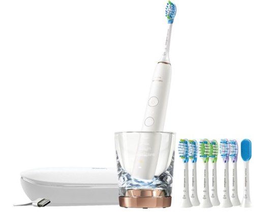 Philips Sonicare - DiamondClean Smart 9700 Rechargeable Toothbrush - Rose Gold | Best Buy U.S.
