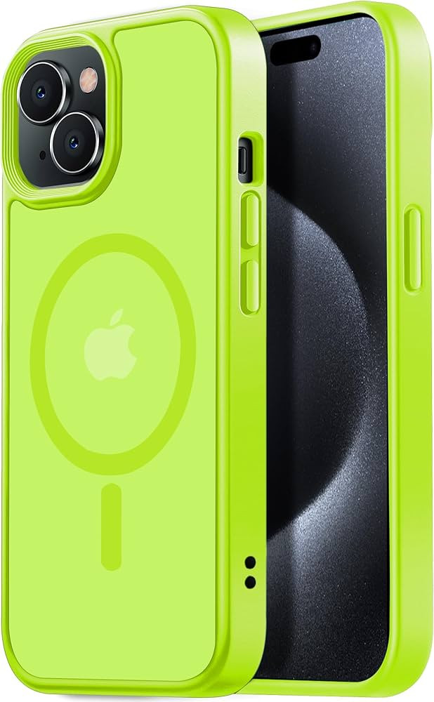 for iPhone 15 case,Compatible with MagSafe, Matte Skin-Feeling Shockproof case for iPhone 15 Case... | Amazon (US)