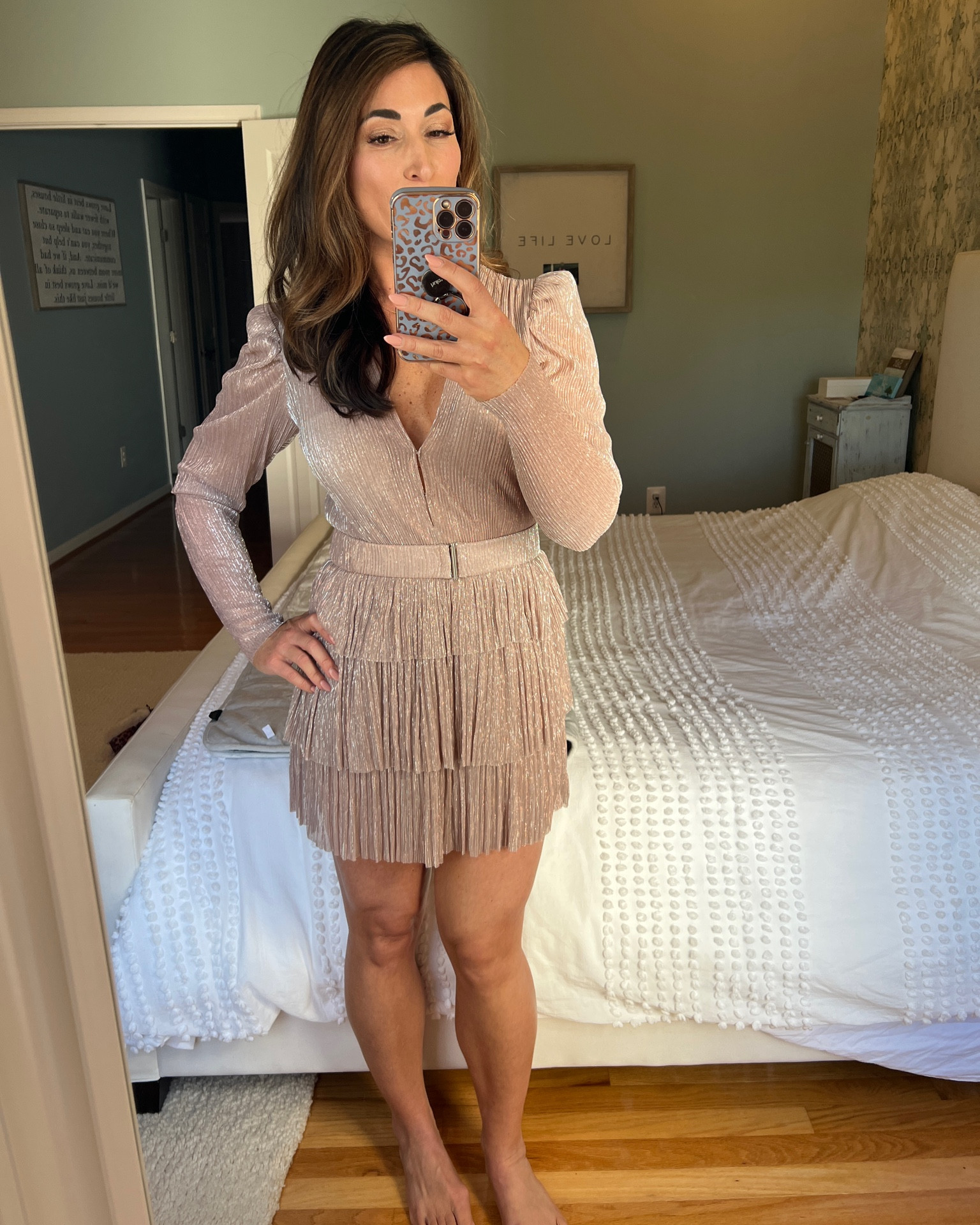 X REVOLVE Carry Mini Dress in Blush curated on LTK