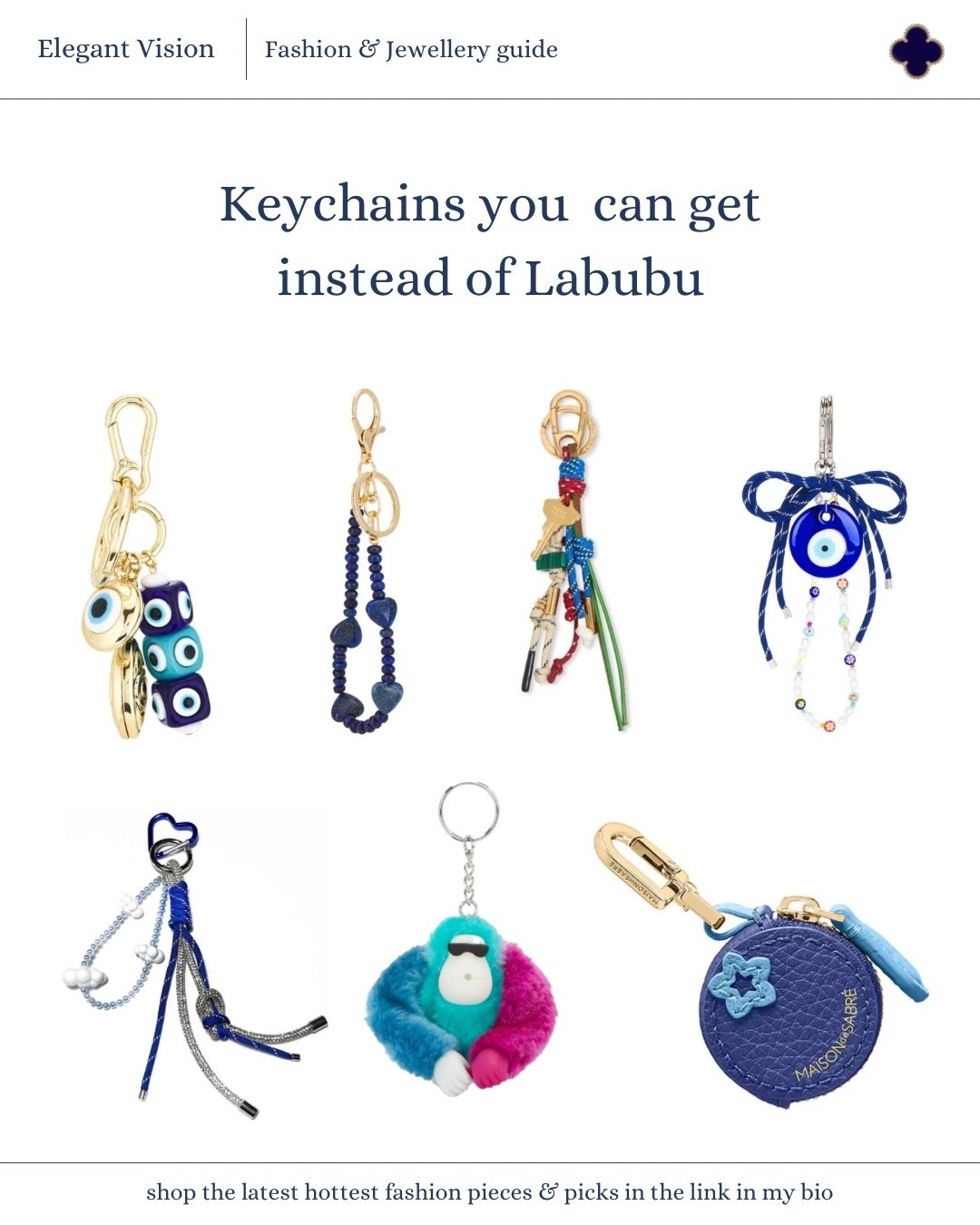 Keychains you can get instead of Labubu

#LTKU #LTKSeasonal #LTKActive