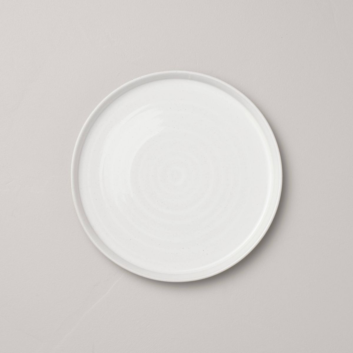 8.5" Flared Brim Stoneware Salad Plate Vintage Cream - Hearth & Hand™ with Magnolia | Target