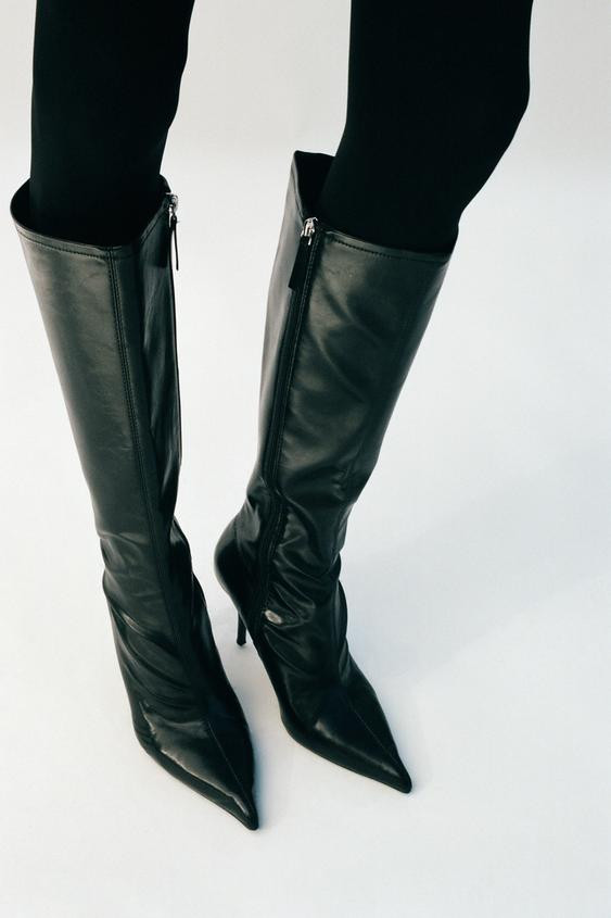 FITTED HEEL BOOTS | Zara US