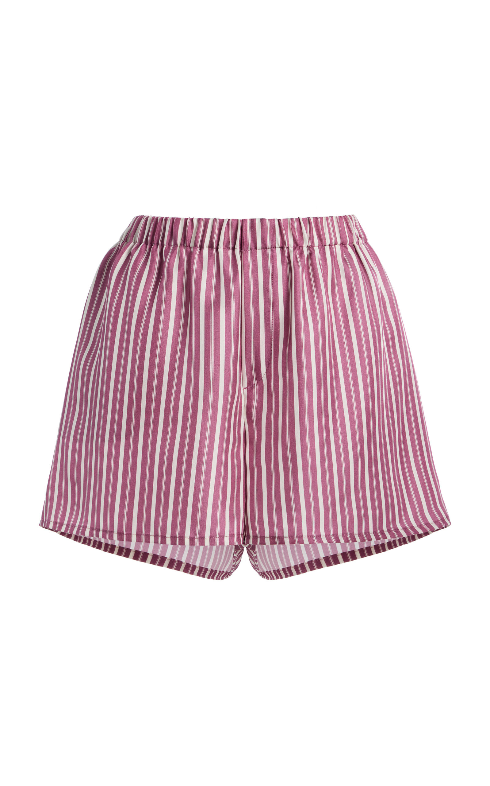 Franca Striped Silk Shorts | Moda Operandi (Global)