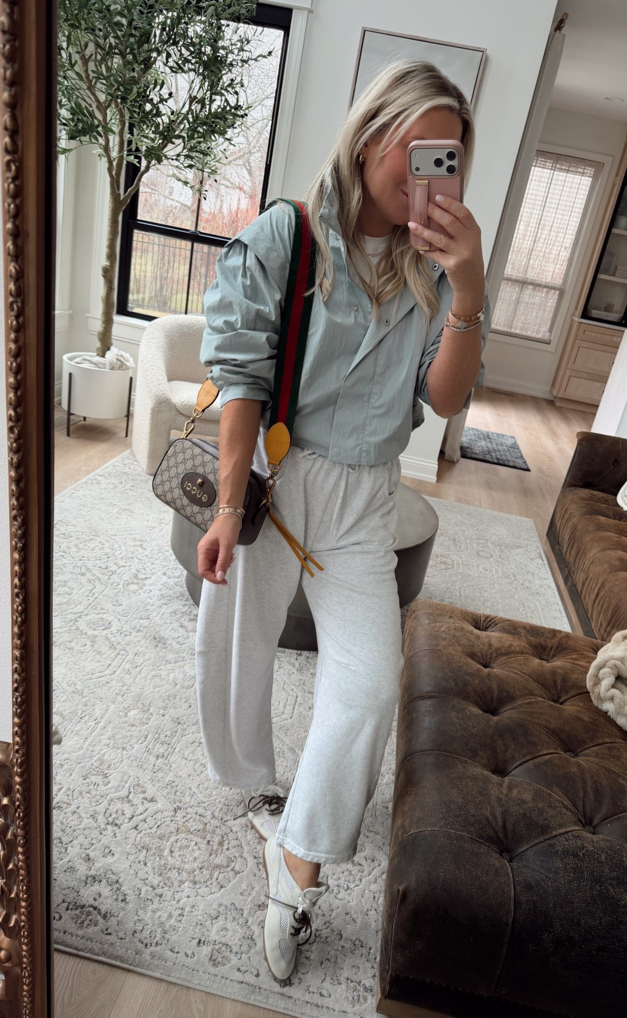 Today’s OOTD! 
Amazon pants I wear several times a week- they was so well too! I do small and jacket is small.

Sneakers size up half!!! 

Sneakers. Spring style. Spring jacket. 

#LTKActive #LTKgrwm #LTKootd