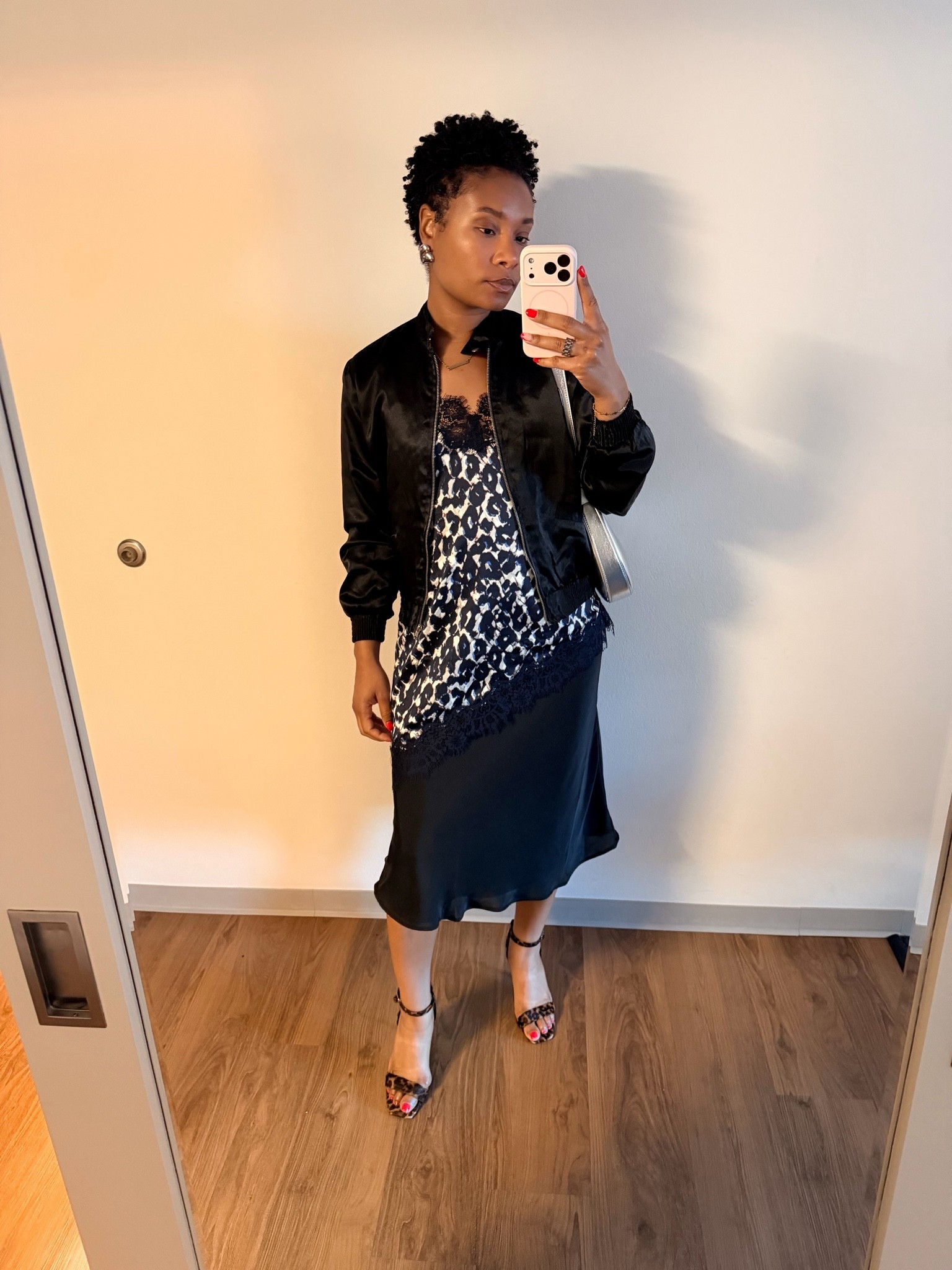 I styled this too with jeans and now I’m wearing it with a satin skirt and matching bomber. I dressed it up with heels this time and love how it came together!

#LTKootd #LTKdayinmylife #LTKU